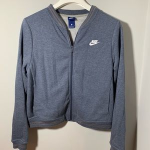 Nike blue varsity jacket